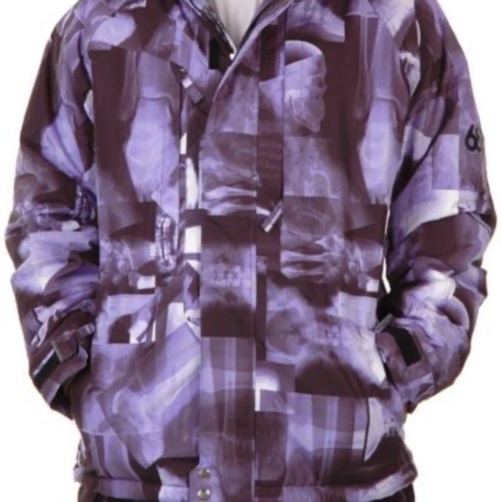 686 ACC X-Ray Jacket Purple Snowboard Ski Bones Michael Akira West Distressed XL - Picture 16 of 16